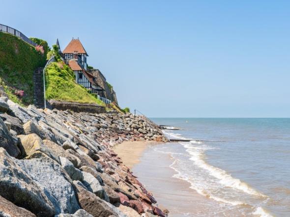 Studio Vue Mer A 2 Min De La Plage Villerville Zewnętrze zdjęcie